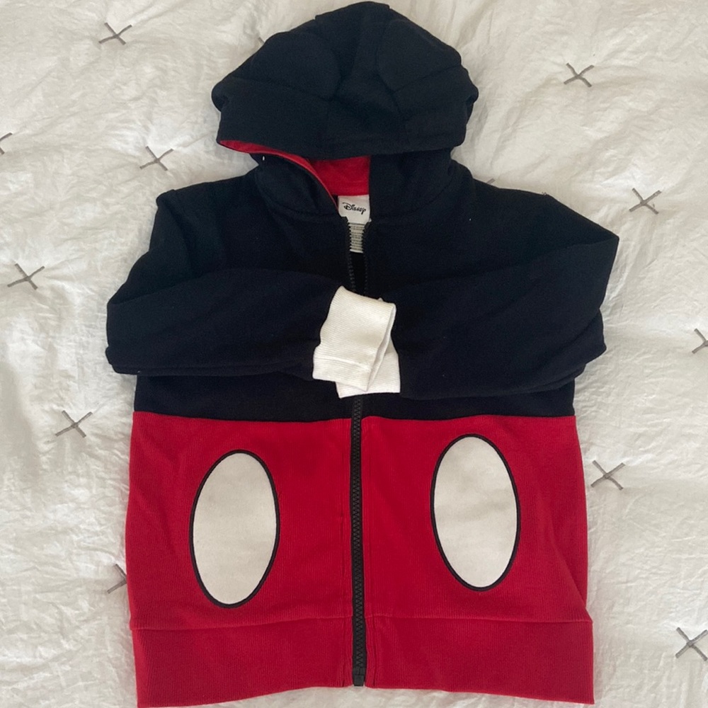 Mickey Mouse hoodie with ears size 5T Disney